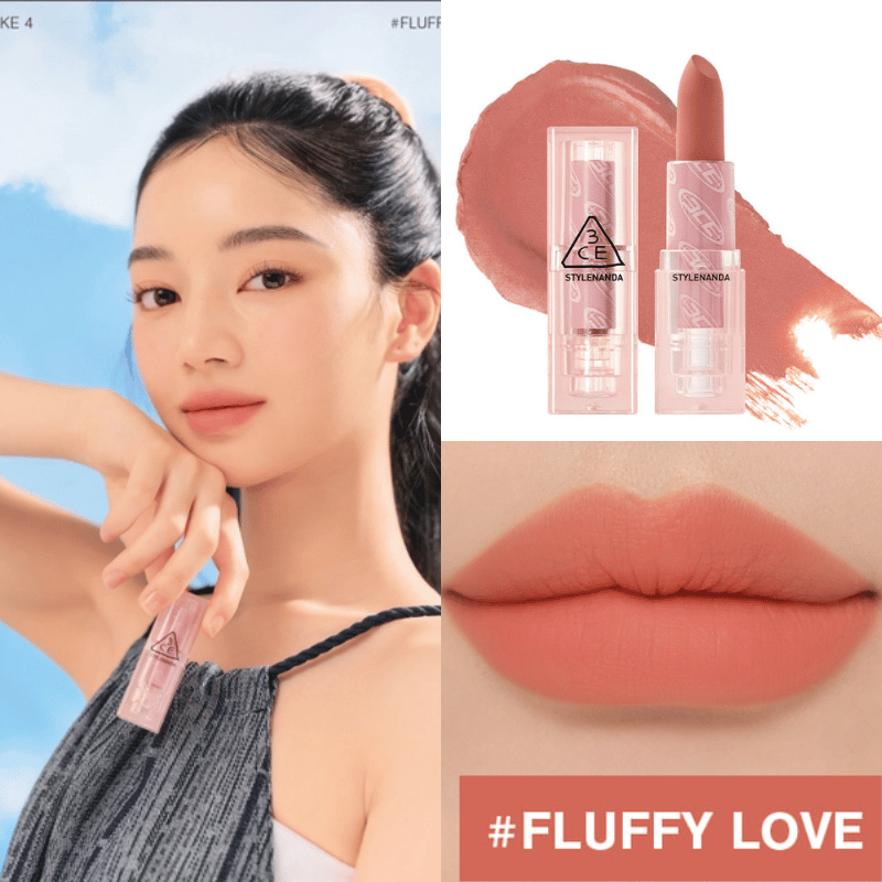 Thumb Son Thỏi 3CE Soft Matte Lipstick Pure Pairing