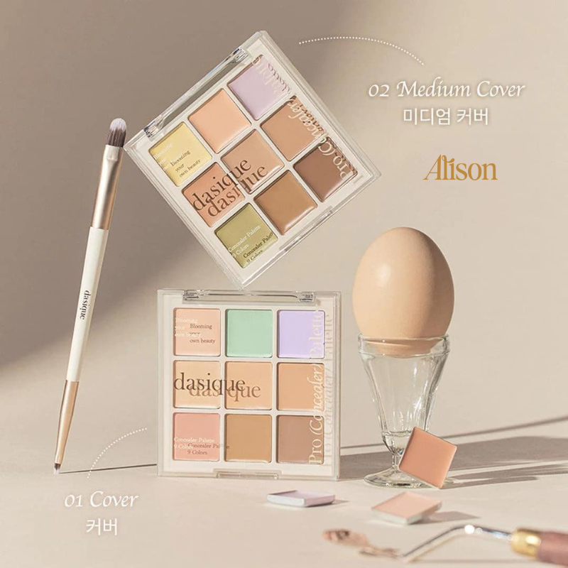 Thumb Che Khuyết Điểm Dasique Pro Concealer Palette 01 Cover 