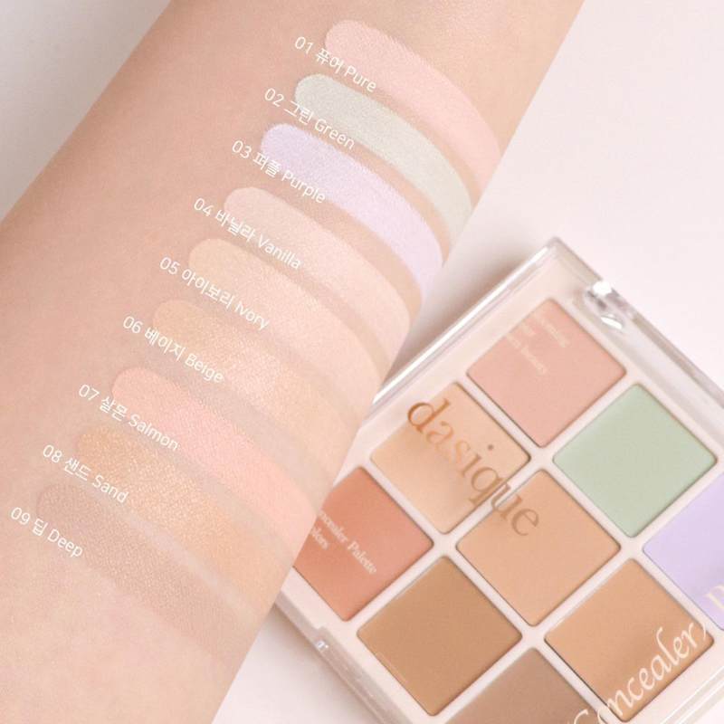 Thumb Che Khuyết Điểm Dasique Pro Concealer Palette 01 Cover 