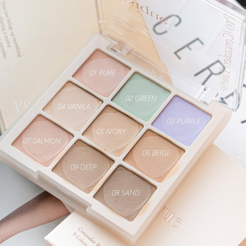 Thumb Che Khuyết Điểm Dasique Pro Concealer Palette 01 Cover 